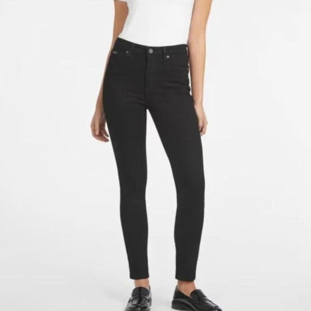 Pistola Aline Night Out High Rise Skinny Jeans Black P00016637PN Size‎ 26 NWT